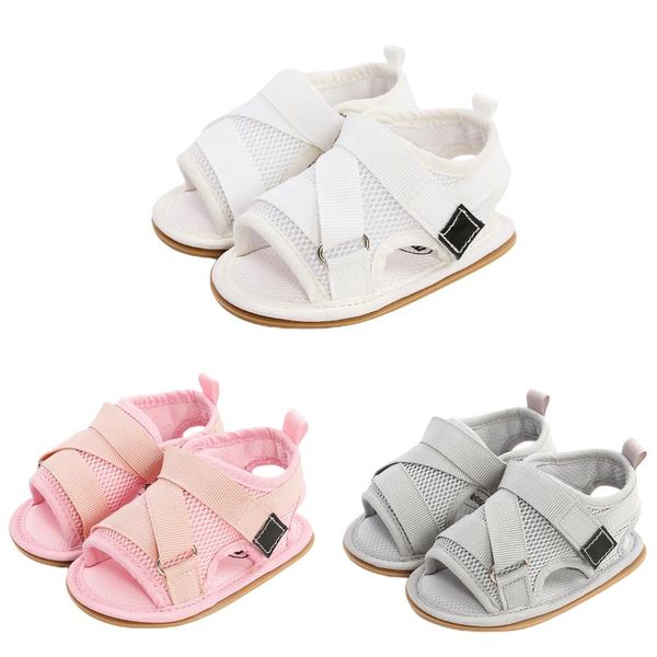 

athletic & outdoor 2021 fashion baby girls summer sandals, anti-slip soft sole ruffle flat shoes toddler first walker, Black