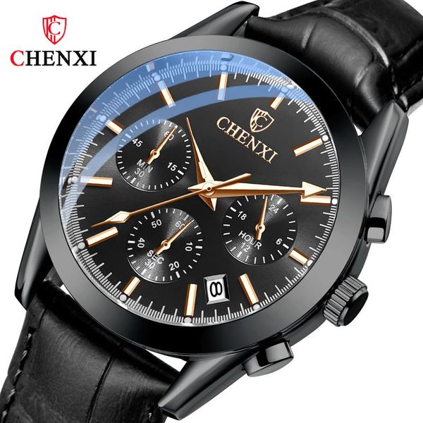

wristwatches 2021 quartz wrist watches for mens sport calendar luminous waterproof black wristwatch special offers, Slivery;brown
