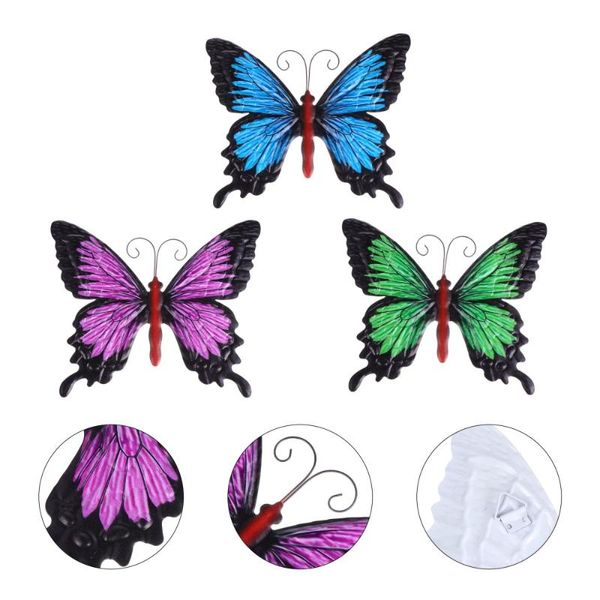 

wall stickers 3pcs iron hanging pendant art decorations crafts