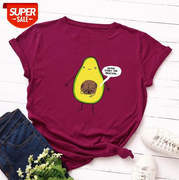 

women's loose round neck short-sleeved cotton t-shirt t30 #jd2e, White