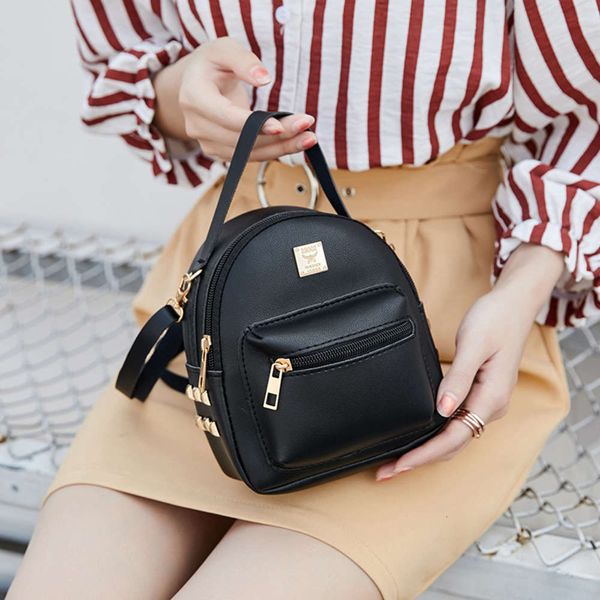 

2021 korean fashion versatile mini fresh backpack women's bag