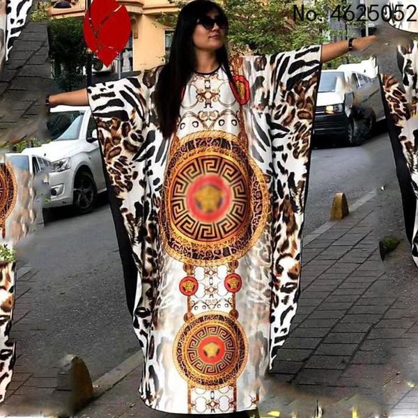 

ethnic clothing designer african print maxi dress fashion bat sleeve plus size dashiki boubou european women kanga party robe, Red