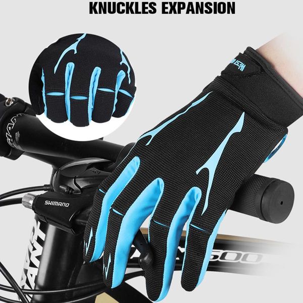 

cycling gloves est arrival winter riding glove silicone anti-slip warm windproof cold weather adjustable wrist mittens, Black
