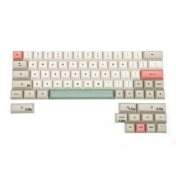 

profile 9009 dye sub 61 64 68 ansi keyset thick pbt keycap set for mx mechanical keyboard gh60 xd64 gk64 tada68 keyboards