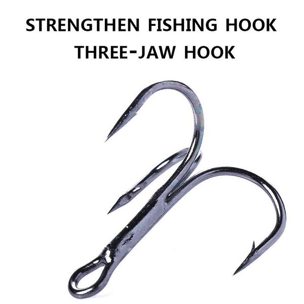 

fishing hooks lure high-carbon steel hook 2/4/6/8/10 barbed tackle
