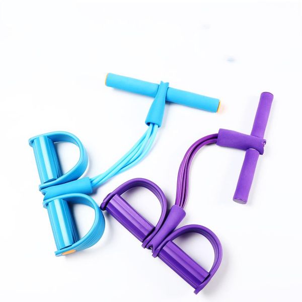 

resistance bands fitness gum latex pedal exerciser sit-up pull rope expander elastic yoga equipment pilates workout