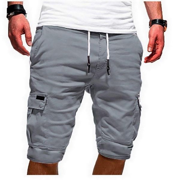 Shorts masculinos Cargo militar Exército de camuflagem tática calça curta Homens solto trabalho casual plus size bermuda masculina