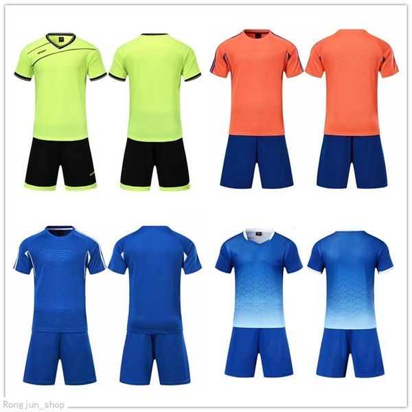 

2021 soccer jersey sets smooth royal blue football sweat absorbing and breathable children's training suit 001 4306, Black