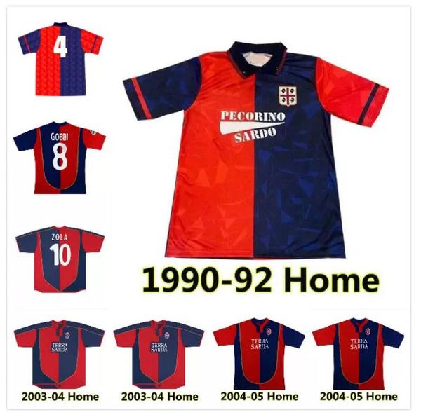 

1990 1992 2003 2004 2005 cagliari calcio soccer jerseys 03 04 05 retro suazo zola conti gobbi godin joao pedro marin simeone sottil pavolett, Black;yellow