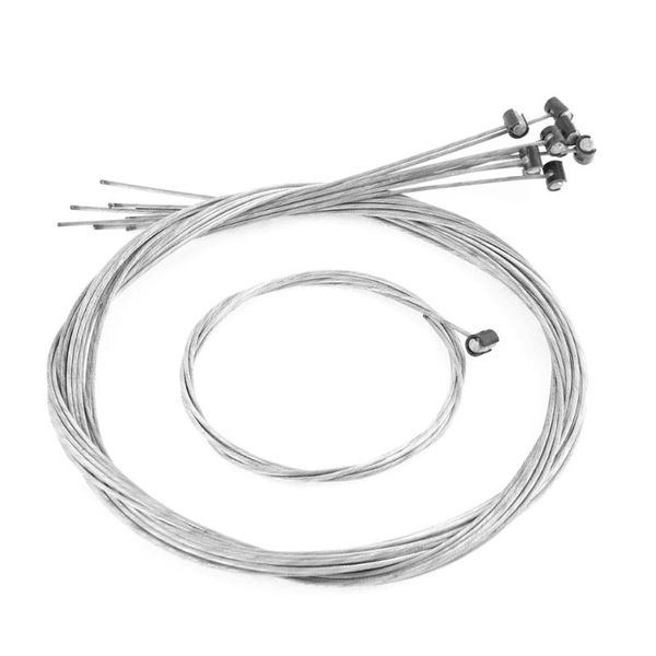 

motorcycle brakes x autohaux 10 pcs 1.8m length 1.6mm dia steel flexible throttle clutch cable wire for
