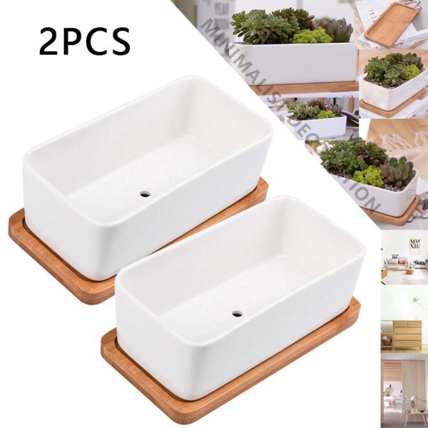 

sets simplicity white ceramic vase flower pot garden storage abstract character succulents plant micro landscape decor planters & pots