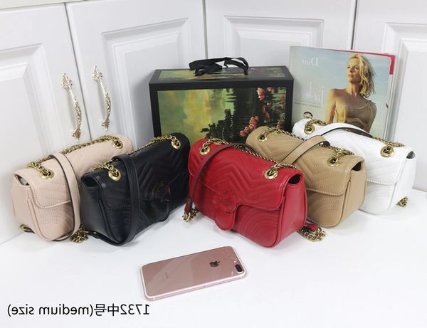 

2019 new fashion trend women's bag single shoulder slant cross wavy chain bag-1732