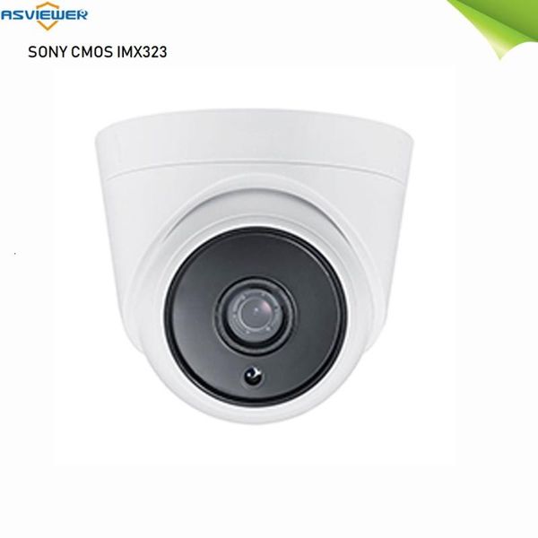 

imx323 3.6mm lens indoor use dome camera with 2pcs ir array leds and black glasses 20m distance as-mhd2308r4 ip cameras