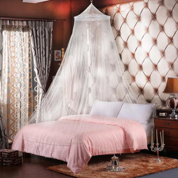 

mosquito net bedroom round lace curtain hanging dome