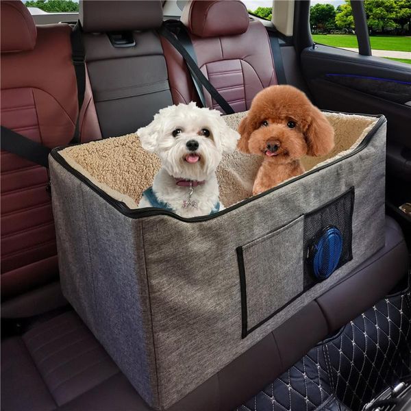 

dog car seat covers four seasons available anti-dirty box pet rear cat cage nest carrier accessories bag