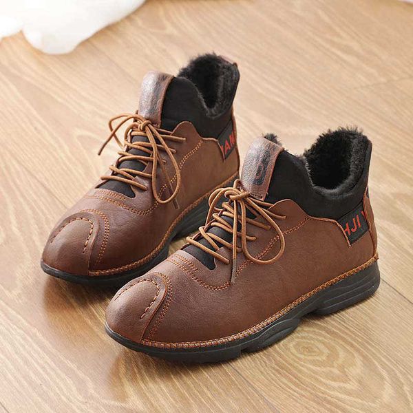 

pu lace-up lady shoes for women sneakers woman platform sneaker female thicken shoes women zapatos de mujer y0907, Black