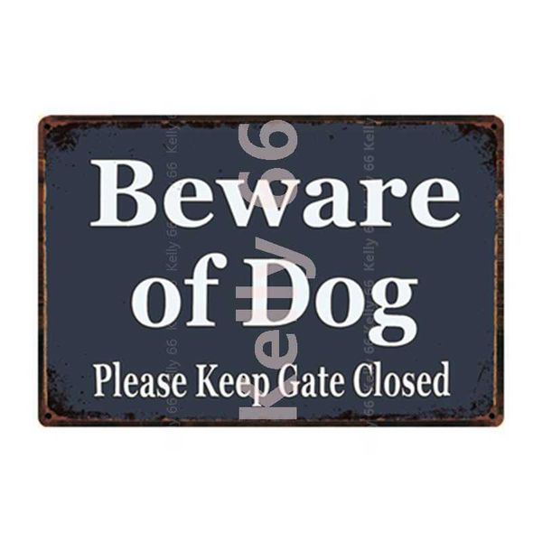 

warining beware of dogs life is better with a akita metal sign home decor bar wall art painting 20*30 cm size dg-50