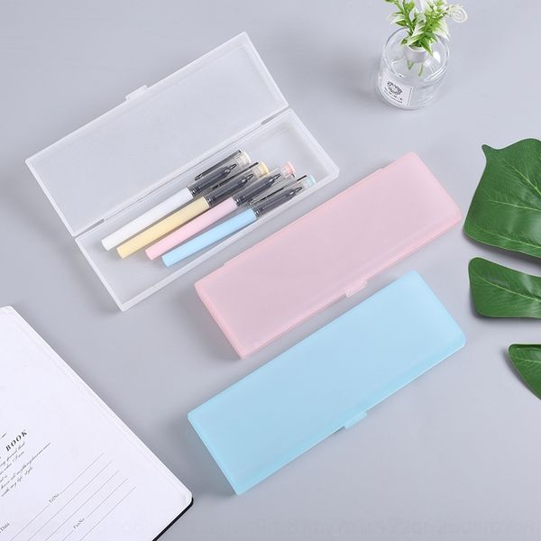 

csbq creative plastic stationery stationery box translucent frosted bags pencil case student pencil case