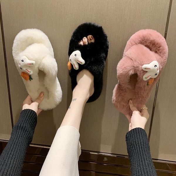 

women's cozy fuzzy home slippers memory foam house outdoor indoor grid winter warm plush bedroom shoes beautiful skin-friendly, Black