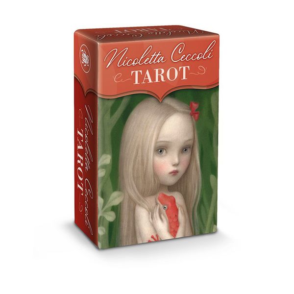 Mini Nicoletta Ceccolis Board Game Adulto Tarot Deck Oracles Cartões para Divination Original Edition com guia