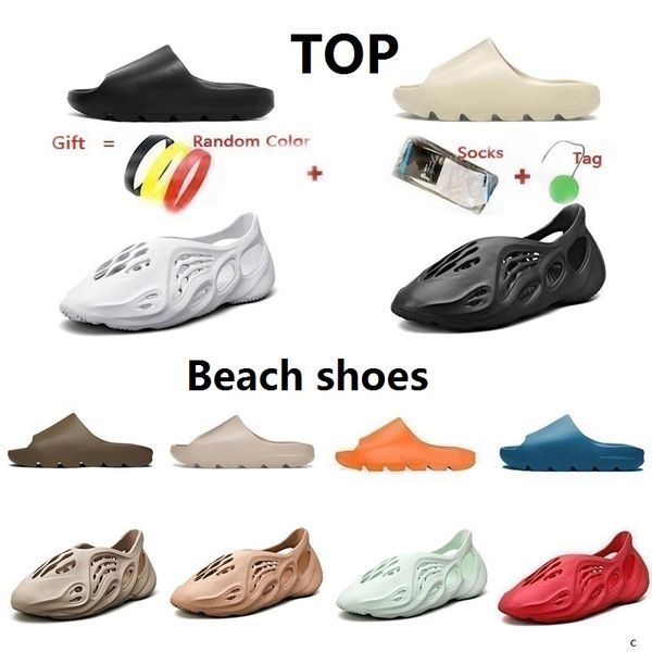 

2021 designer slippers slides women flip flops leather sandal double metal black white brown summer beach sandals size 36-45