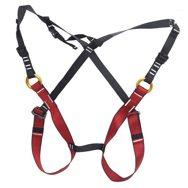 

outdoor climbing belt kids full body harness rock children safety protection equipment cords, slings and webbing1