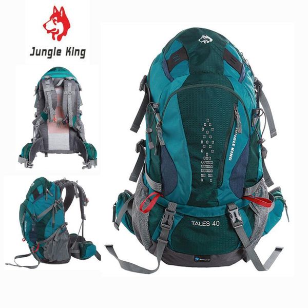 

outdoor bags jungle king cy1123 40l hiking backpack waterproof and tear-resistant with cover for multifunctional camping bag