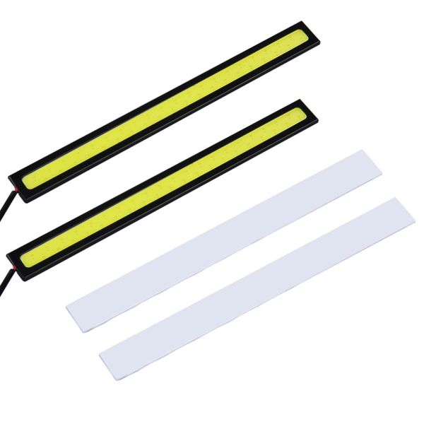 

2pcs/lot 17cm led cob drl daytime running light waterproof dc12v external led car styling car light source parking fog