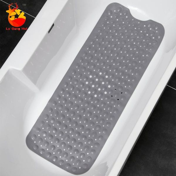 

bath mats solid color long rubber mat lengthen bathroom non-slip shower room and suction cup