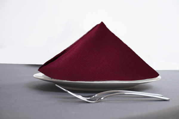 

table napkin square napkins for wedding restaurant burgundy black white haorui 10pcs 50cm
