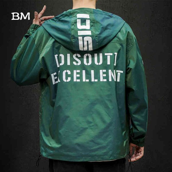 

men's jackets hip hop fashions jacket coat men kpop korean style clothes spring outerwear streetwear mens clothing large size hood, Black;brown