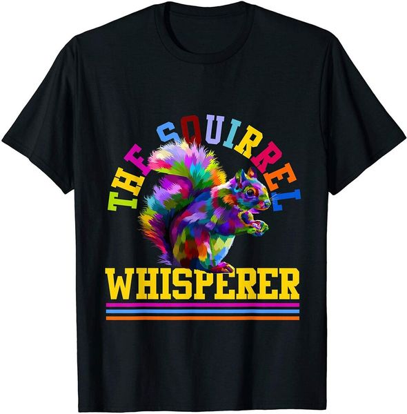 

squirrel whisperer gifts squirrel t-shirt boys men t-shirt, White;black