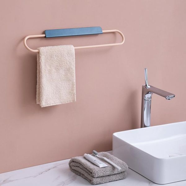 

towel racks 52.5x9.7cm household wall mounted stainless steel rack bathroom punch-and self-adhesive bath storage hanger rod