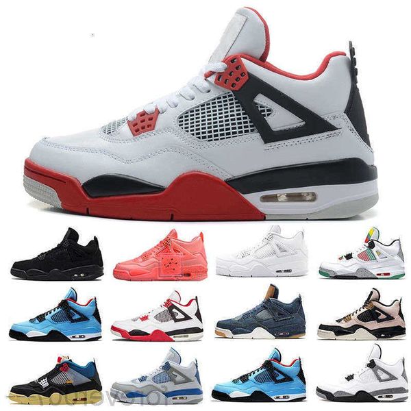 

with box original 4 starfish 4s mens womens union x jumpman basketballs shoes sail what the fire red trainers sports sneakers hkkg