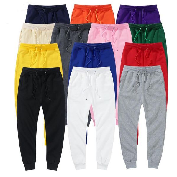

running sports pants mens woman spring autumn trousers fashion joggers black white sweatpants fleece girl red pink stretch, Black;blue