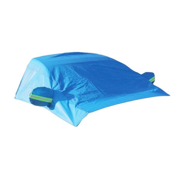 

car sunshade windproof waterproof windshield sun shade protector snow ice cover with rearview mirror for passenger (blue,