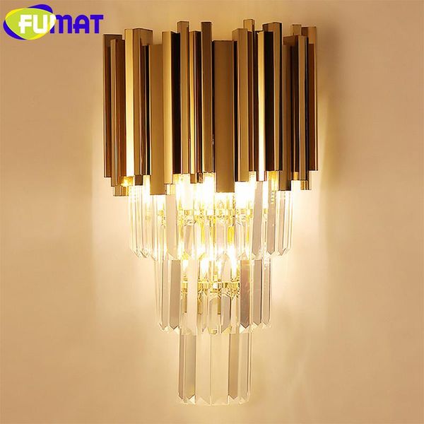 

wall lamps fumat modern lamp led crystal light lustre for living room bedroom corridor stair kitchen bathroom