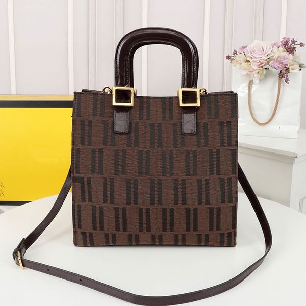 

ladies letter crossbody bag vintage tote bag large capacity shoppoing handbag short handle retro fashion shoulder starp classic fabric