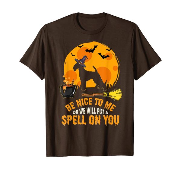

AIREDALE TERRIER Be Nice To Me Spell On You T-Shirt, Mainly pictures