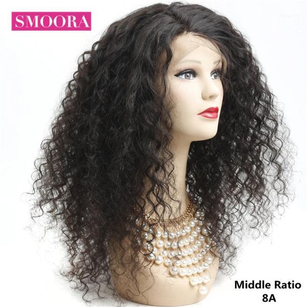 

water wave 13x4 lace front human hair wigs pre plucked with baby natural hairline 150% density remy1, Black;brown