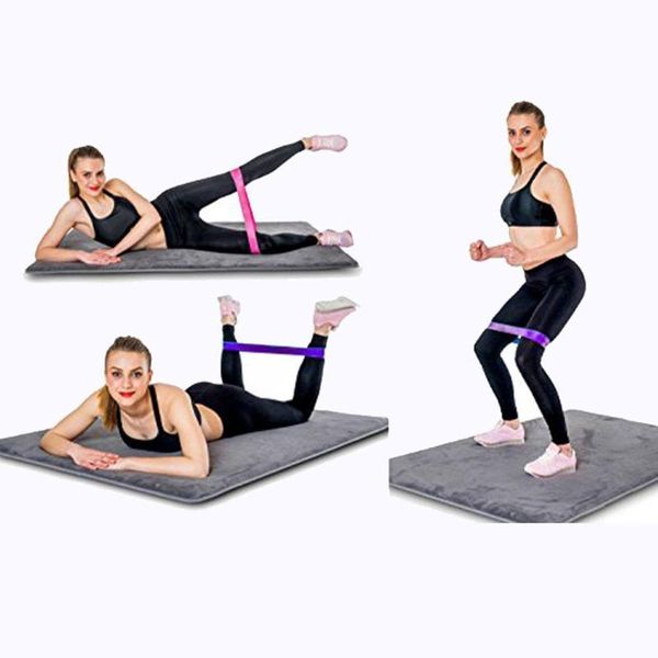 

yoga stretch band elastic rope fitness resistance latex pull ring h1h6 stripes