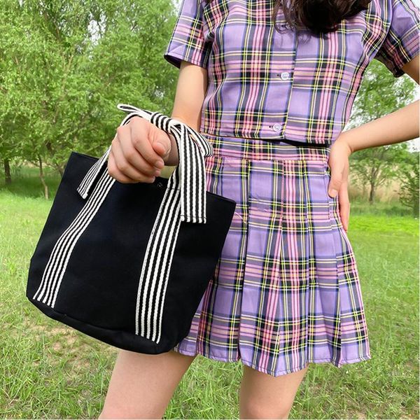 

small bag handbag 2021 bow casual shoulder canvas cross body