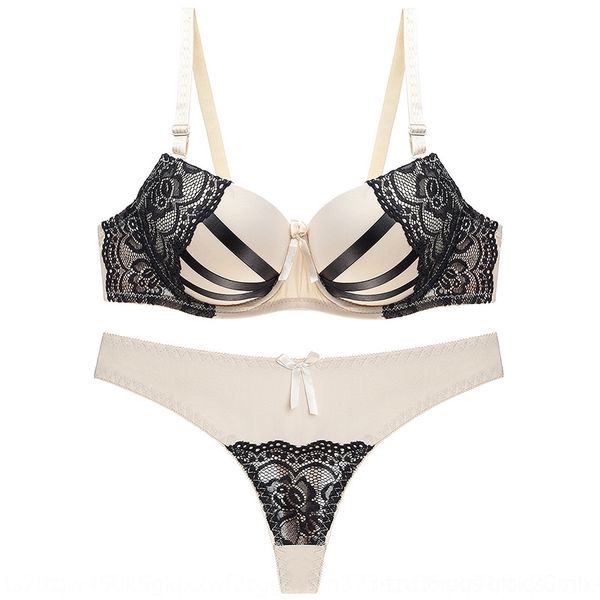 

0ia lace womens gathered bras thong lace gathered setunderwear bra setsuit thong underwear suit, Red;black