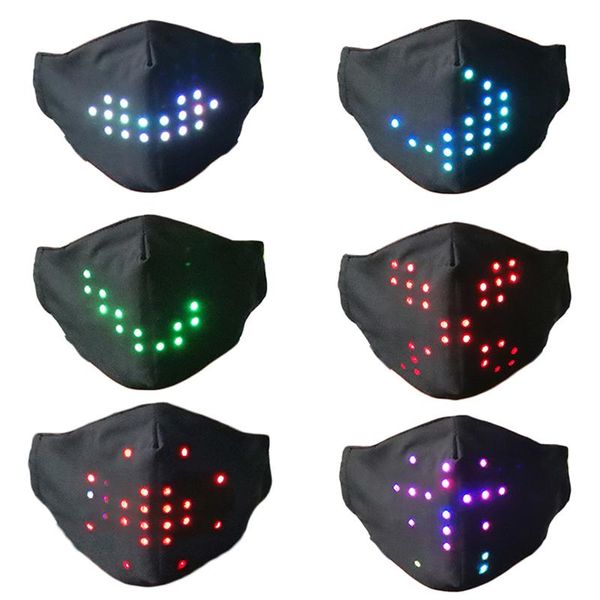 

smart home control 5 light-emitting modes voice mask rechargeable voice-activated for party cosplay remote