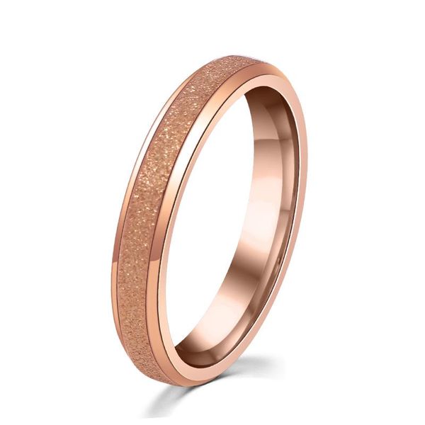 

cluster rings titanium stainless steel matte rose gold round fashion for women cute jewelry as anniversary gift 2021, Golden;silver