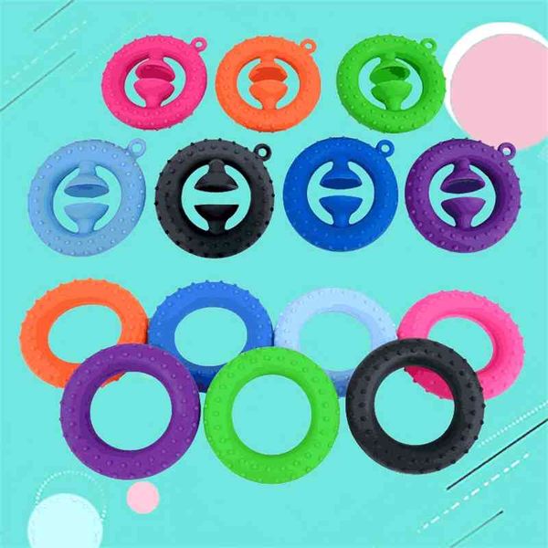 

new rodent killing pioneer decompression toy silicone exercise arm muscle training five finger strength grip ring