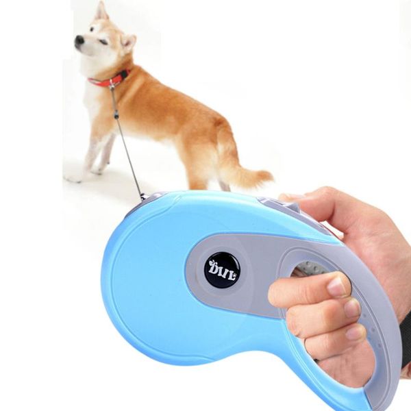 

dog collars & leashes durable leash automatic retractable large lead extending walking leads traction rope belt pet