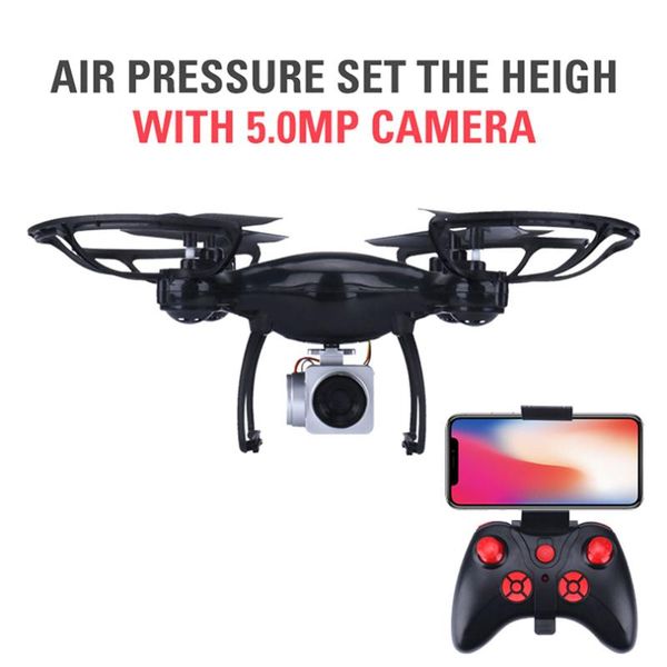 

hd camera drone fpv wifi real-time transmission rc quadcopter 3 modes speed one-key return altitude hold mini drones