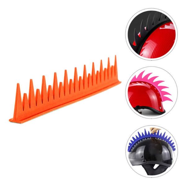 

car organizer unique motorbike helmet cockscomb decoration ornament (random color)