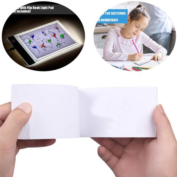 

party favor blank flip book paper with holes 240 sheets flipbook animation children kids early educational learning gift